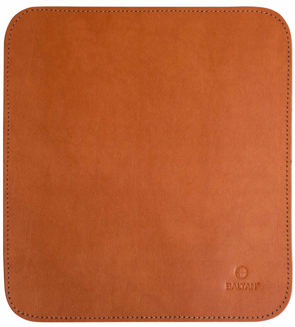 BALTAN Podkładka pod mysz skórzana 30×30 cm brązowa (M) — 5