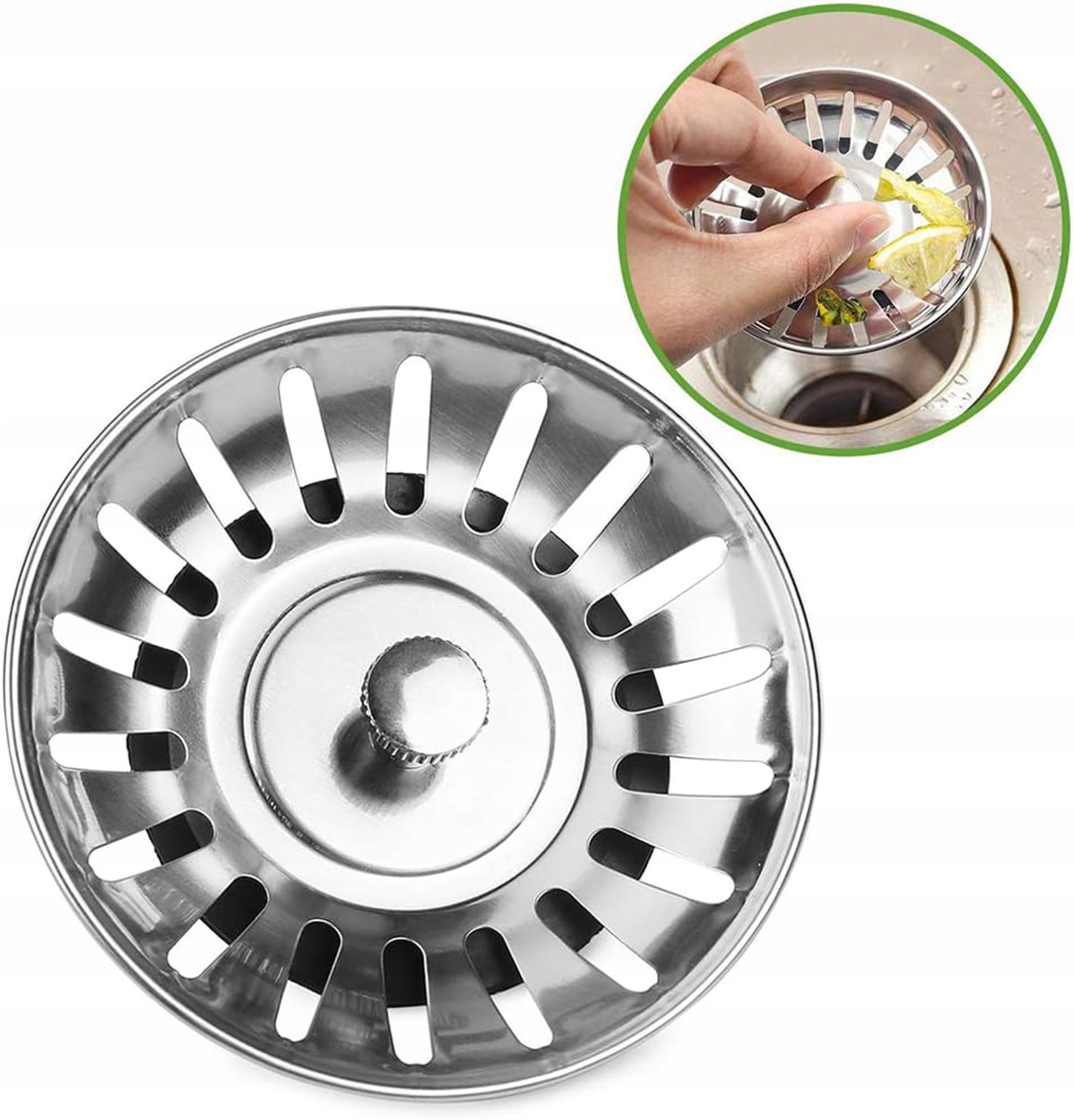 SITKO KOREK METALOWE DO ZLEWU ZLEWOZMYWAKA UMYWALKI DUŻE KUCHENNE 78mm Stan opakowania oryginalne