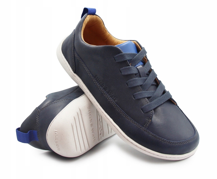 Dámské kožené barefootové boty na jaro Stich&Walk S088-61255A 38