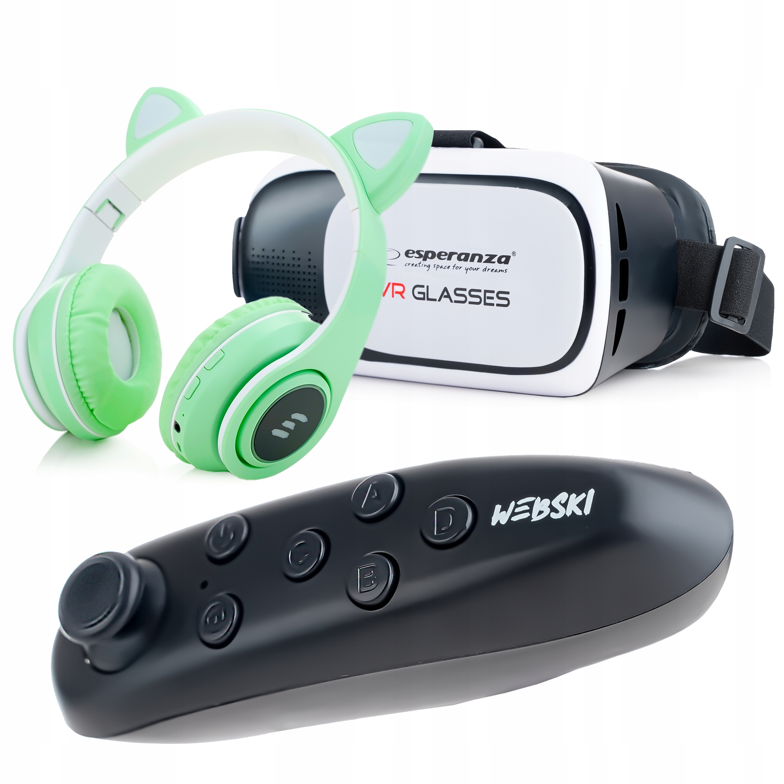 GOGLE OKULARY VR 3D WIRTUALNE DO TELEFONU DO GIER