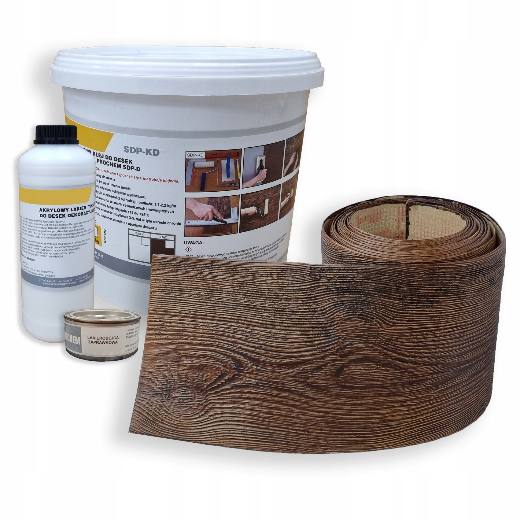 ELASTYCZNA DESKA Elewacyjna - Pomalowana ZESTAW