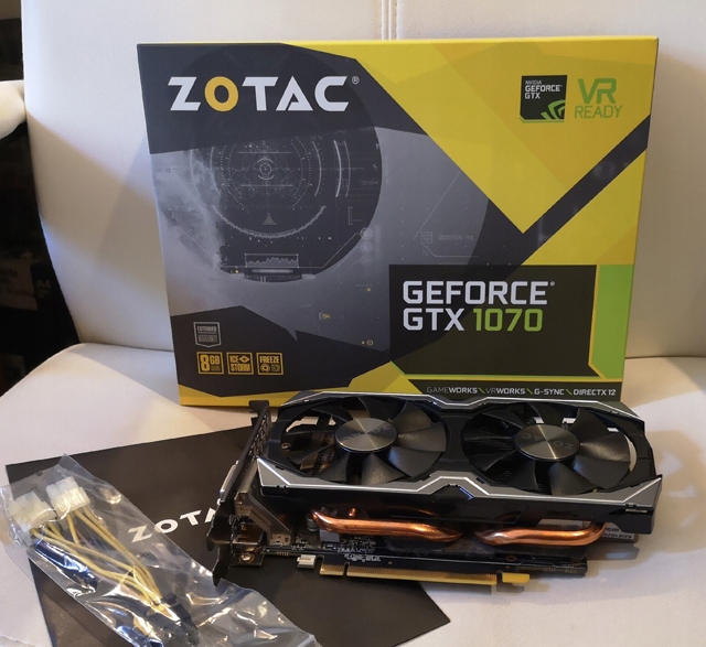 【動作品】ZOTAC Geforce GTX 1070 Zotac GeForce GTX 1070 AMP Extreme 8GB GDDR5 - Karty