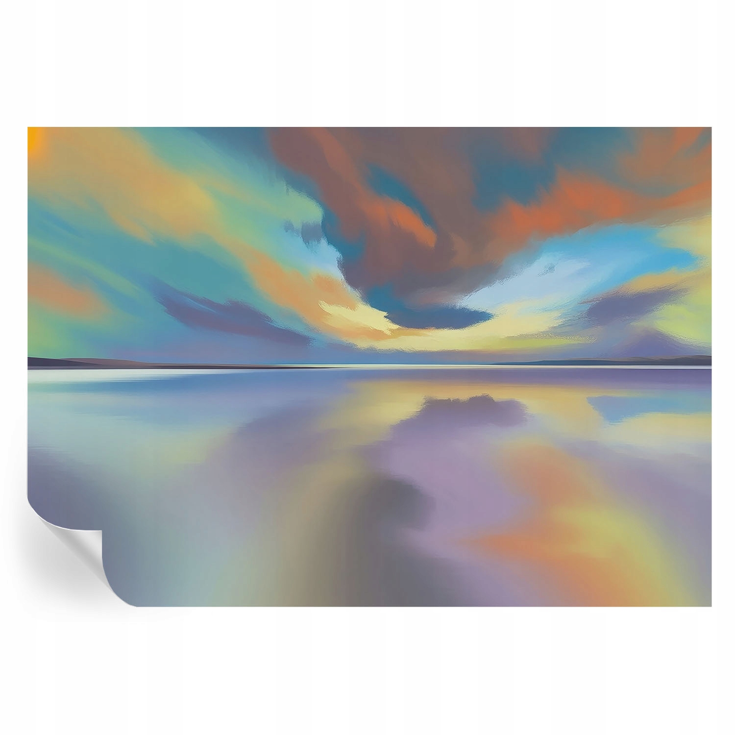 Moderná samolepiaca fototapeta Umývateľná Dúhový západ 208 x 146 cm
