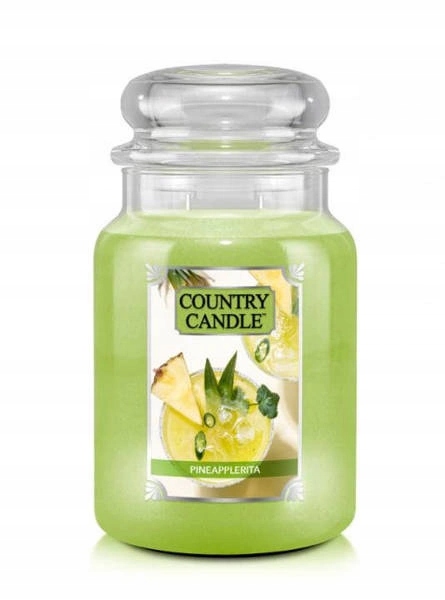Pineapplerita – Country Candle – velká svíčka se dvěma knoty (652 g)