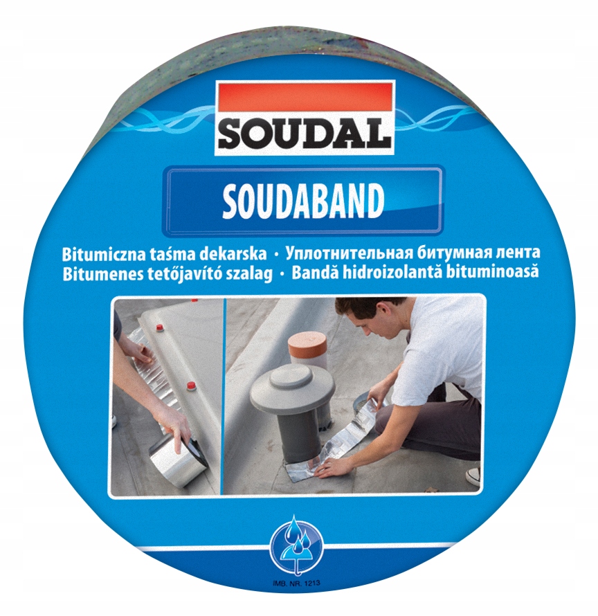 

Brązowa Taśma Dekarska Bitumiczna 150MM/10M Soudal