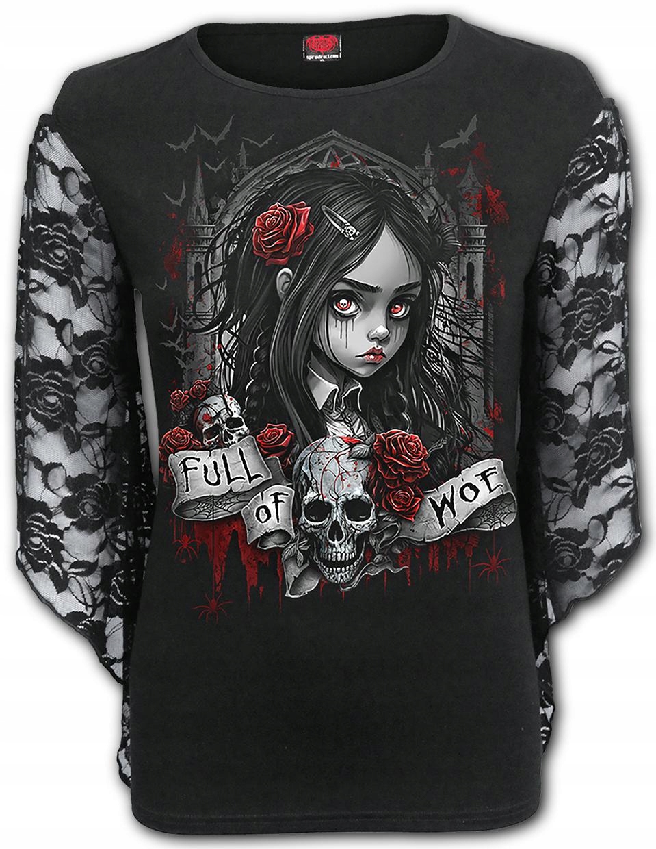 Full Of Woe dámská halenka od firmy Spiral vel. S