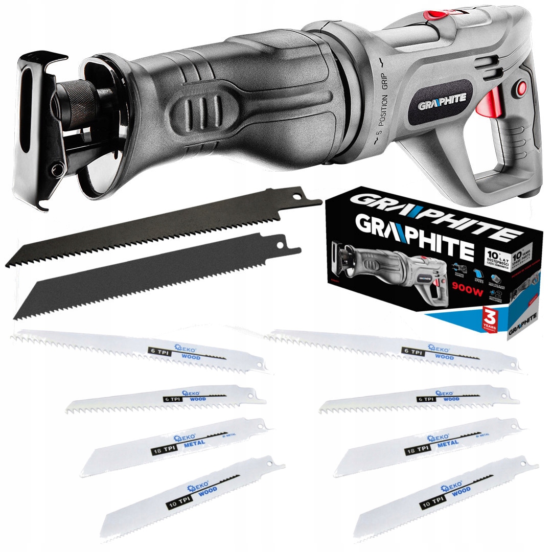 

Graphite 58G971 Pilarka Piła Szablasta 900W +10brz