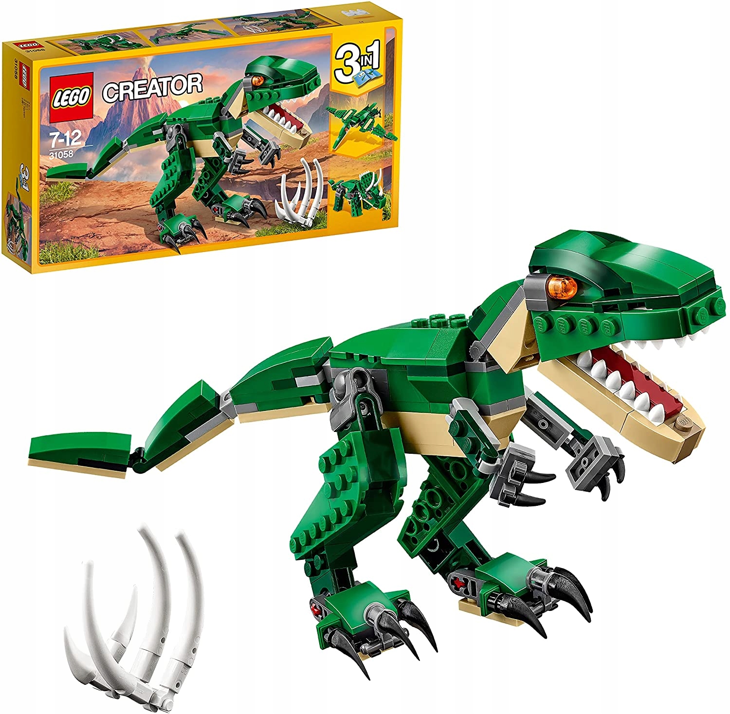 

Lego 31058 Potężne dinozaury T-Rex Tyranozaur