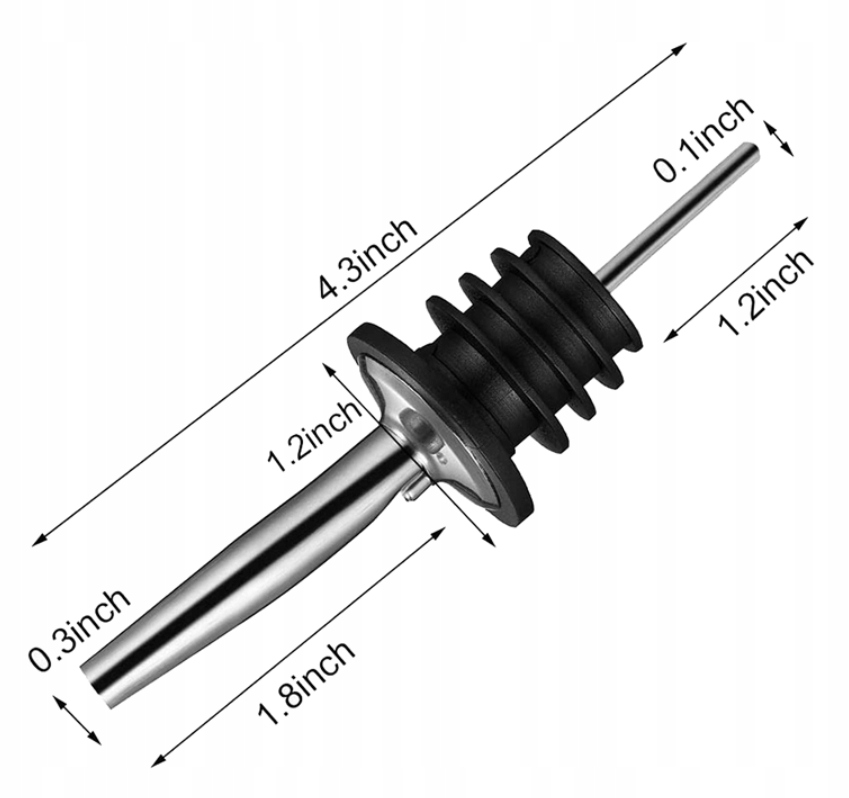 DOZOWNIK DO BUTELKI ALKOHOLU OLIWY OCTU Rodzaj nalewak