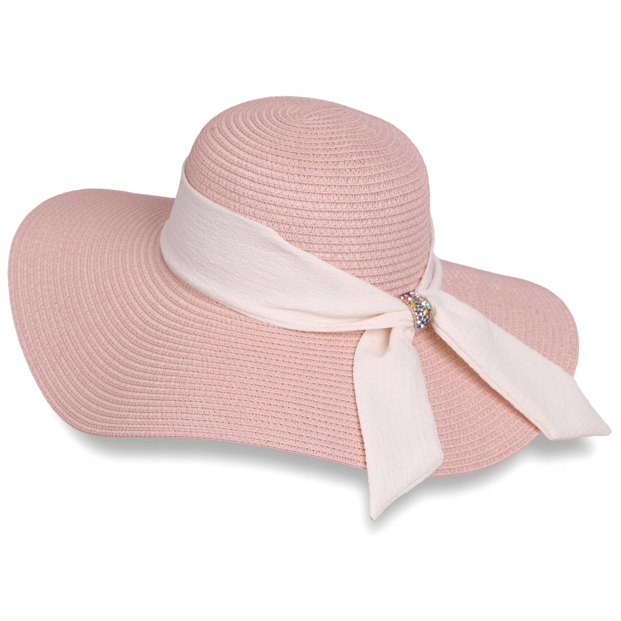 Kapelusz damski letni plażowy słomkowy