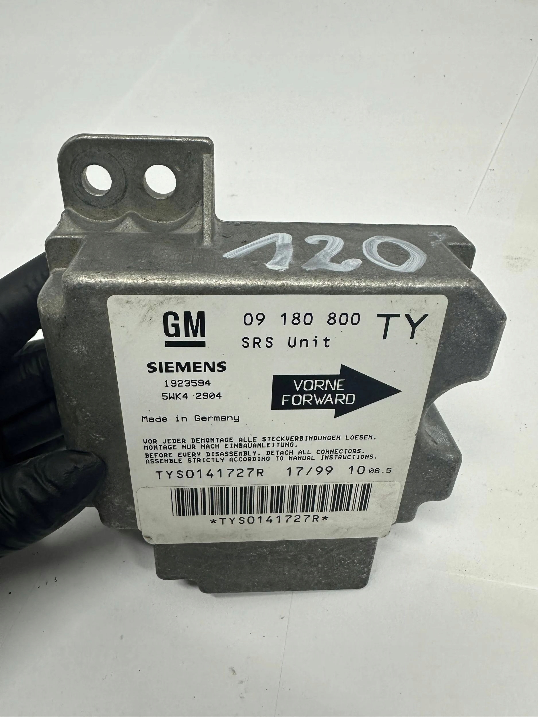 SENSOR airbag OPEL VECTRA B 99R 09180800