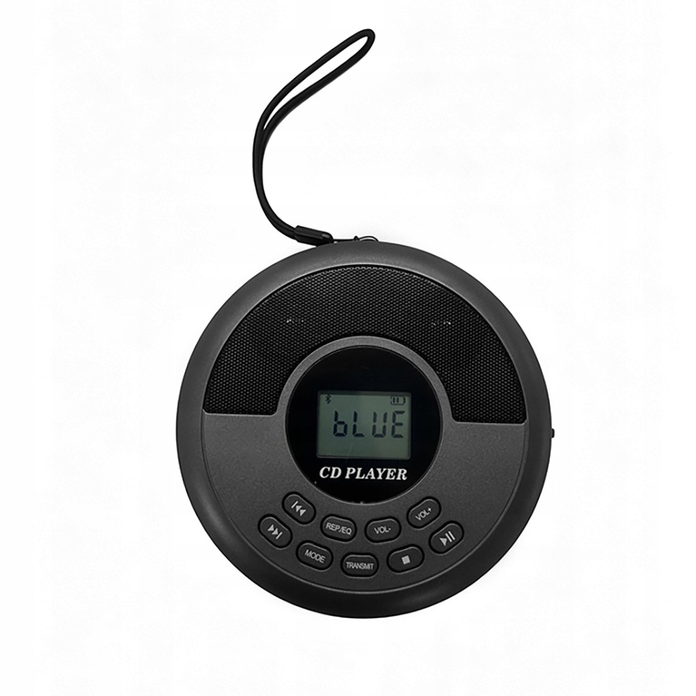 Bluetooth MP3 Přehrávač – Přenosný, Aux, LCD, Černý Sluchátka
