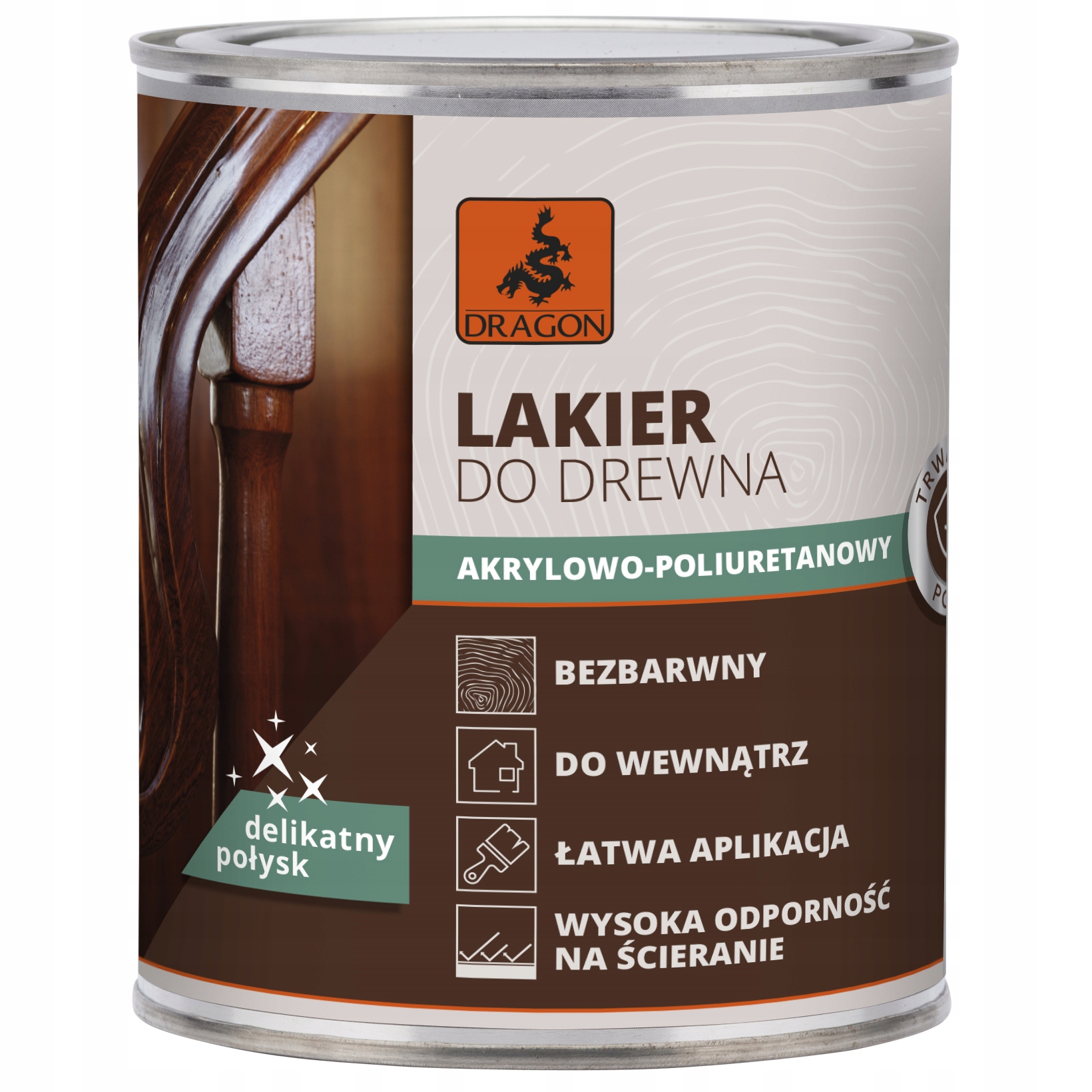 

Lakier Akrylowo Poliuretanowy Do Drewna 2,5L Połys