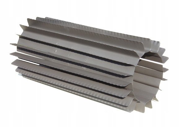 Radiátorový výmenník tepla ⌀ 150 mm/výška 500 mm sivý, nanášaný a skrutkovaný