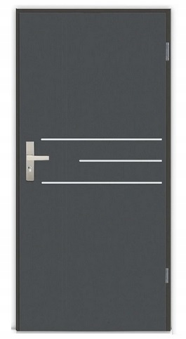 Technické Vchodové Dveře Alu 10 Zateplené
