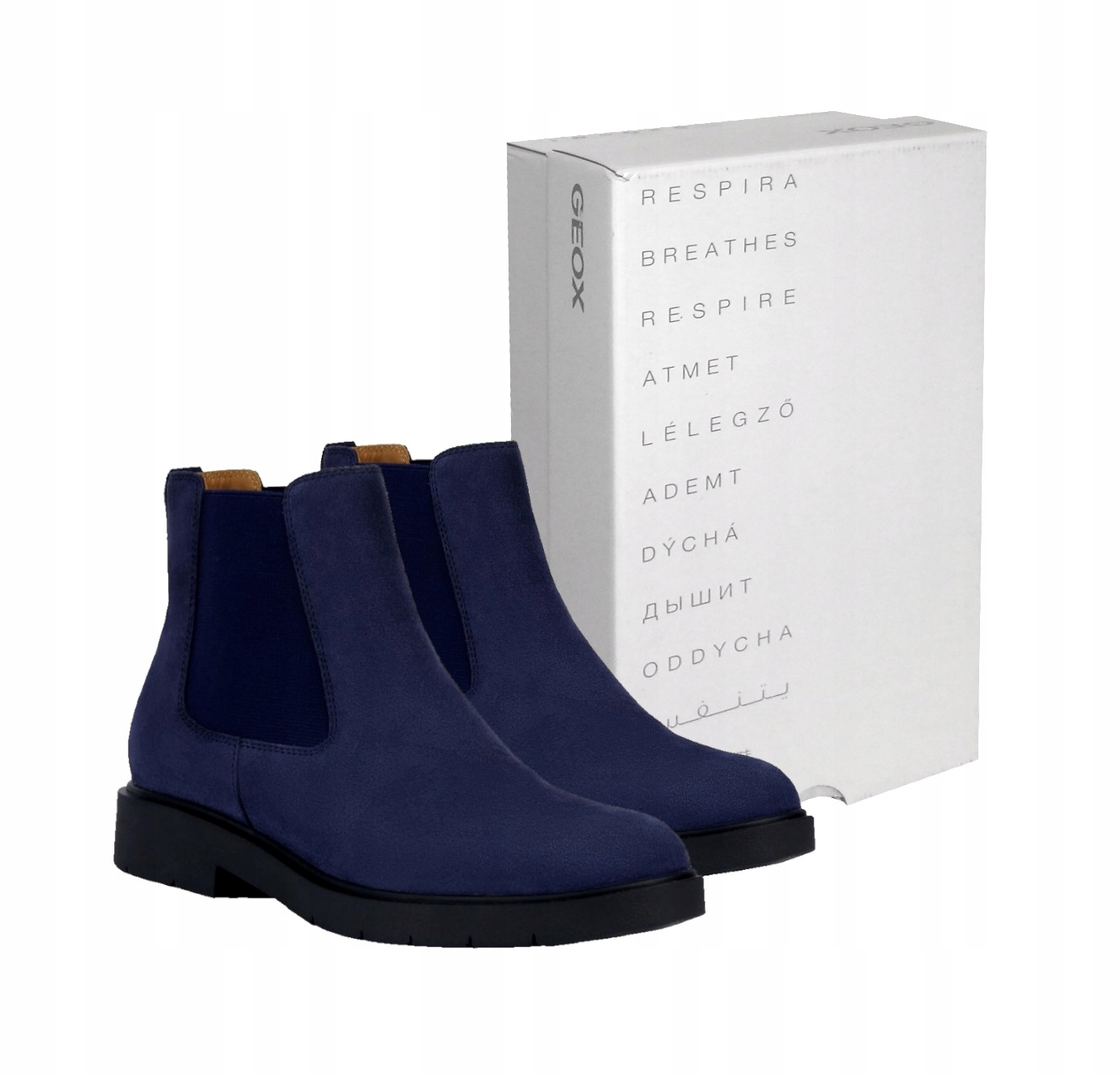 Boty Dámské Kotníkové Boty Geox D Spherica EC1 D16QRC00022 Přírodní Kůže Navy 37