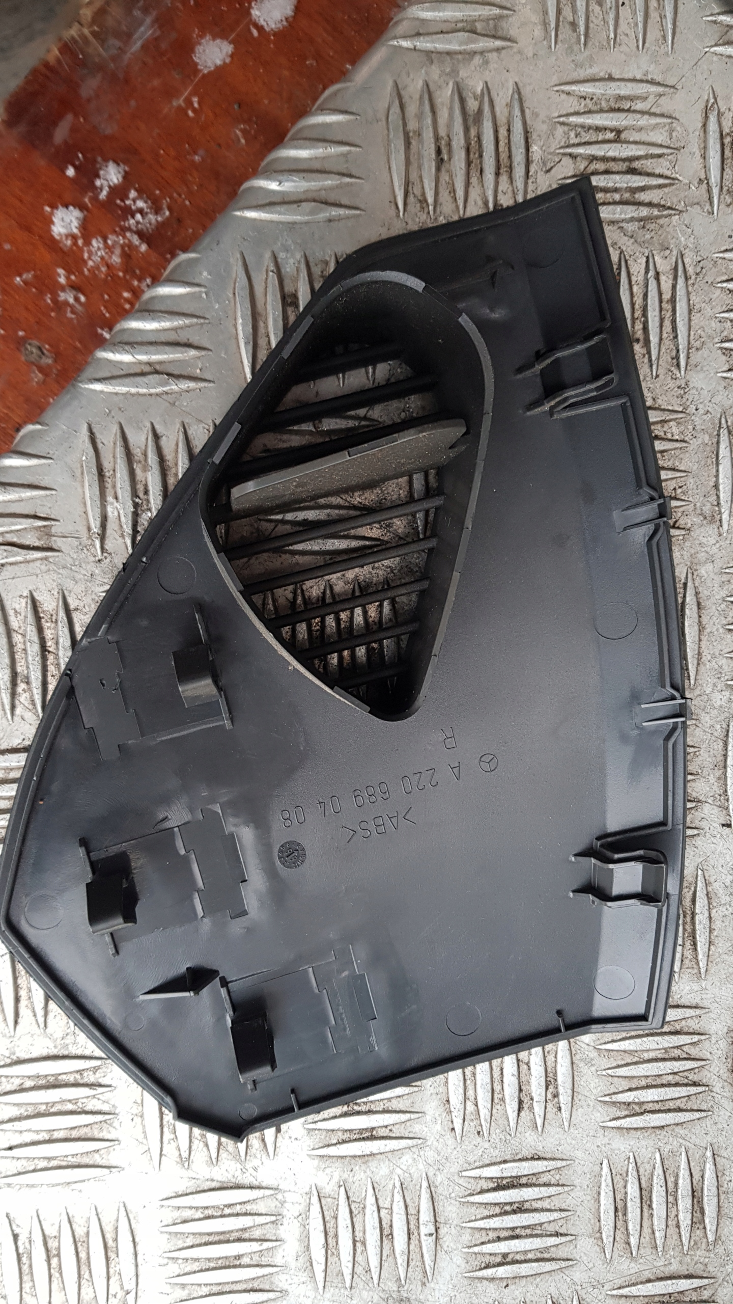 MERCEDES W220 spoiler consoles cover KOKPITU left right A2206890408