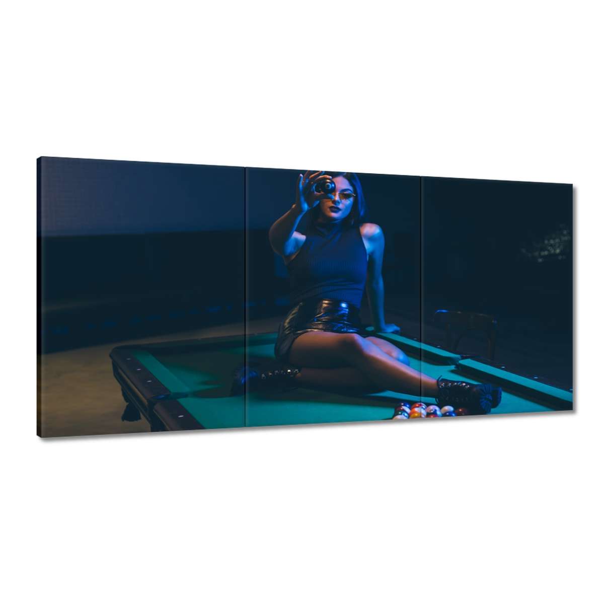 Obrazy 180x90 Biliard Hra Stôl Bile Palice