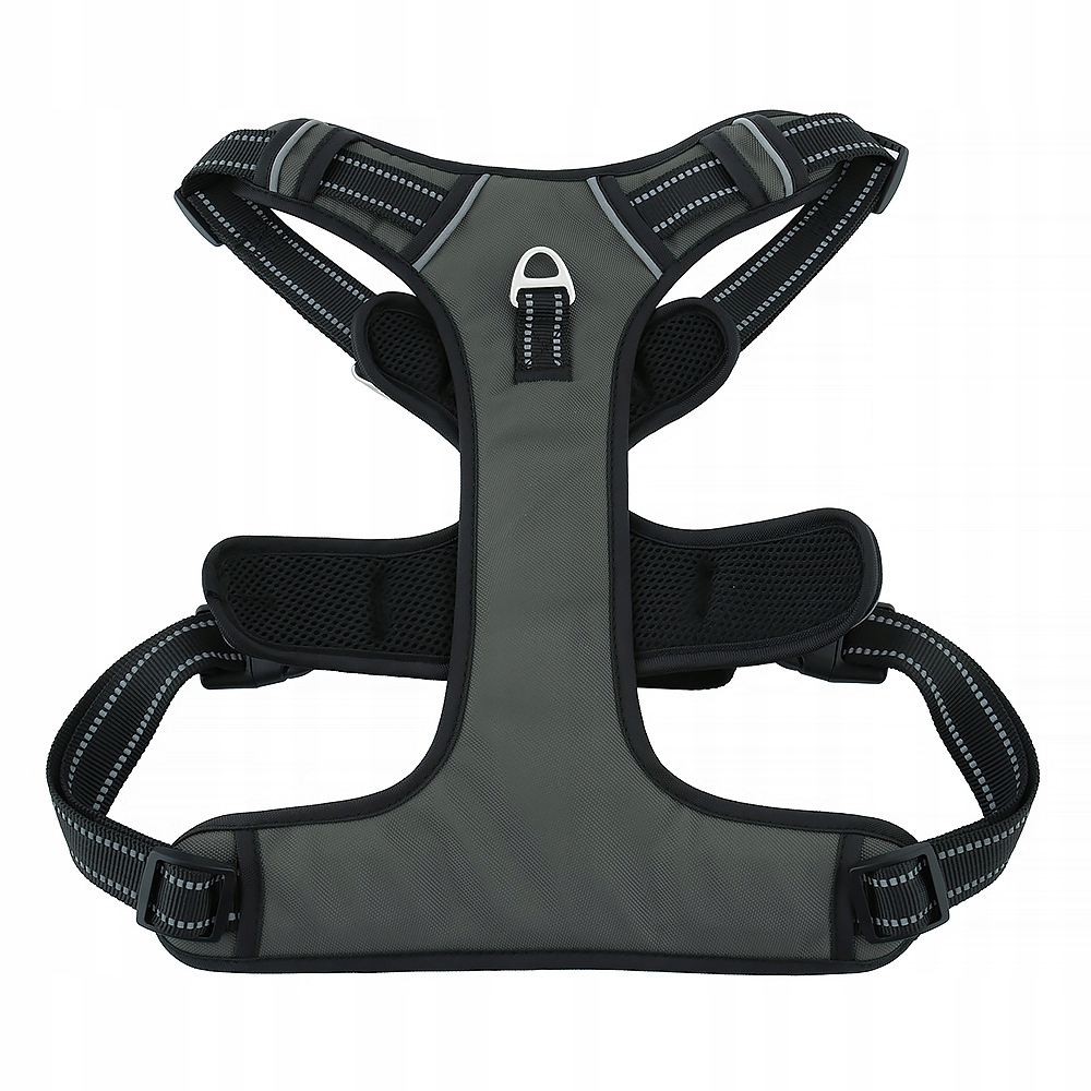 Levně Huggy Doggy kšandy pro yorka beztlakové guard easy walk lehké šedé Xs