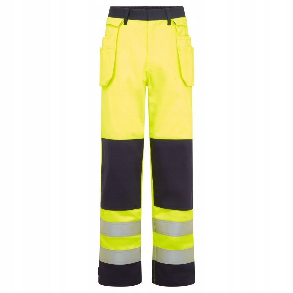 Kalhoty Bizflame Work ohnivzdorné, reflexní vel. S Žlutá/Granátová R