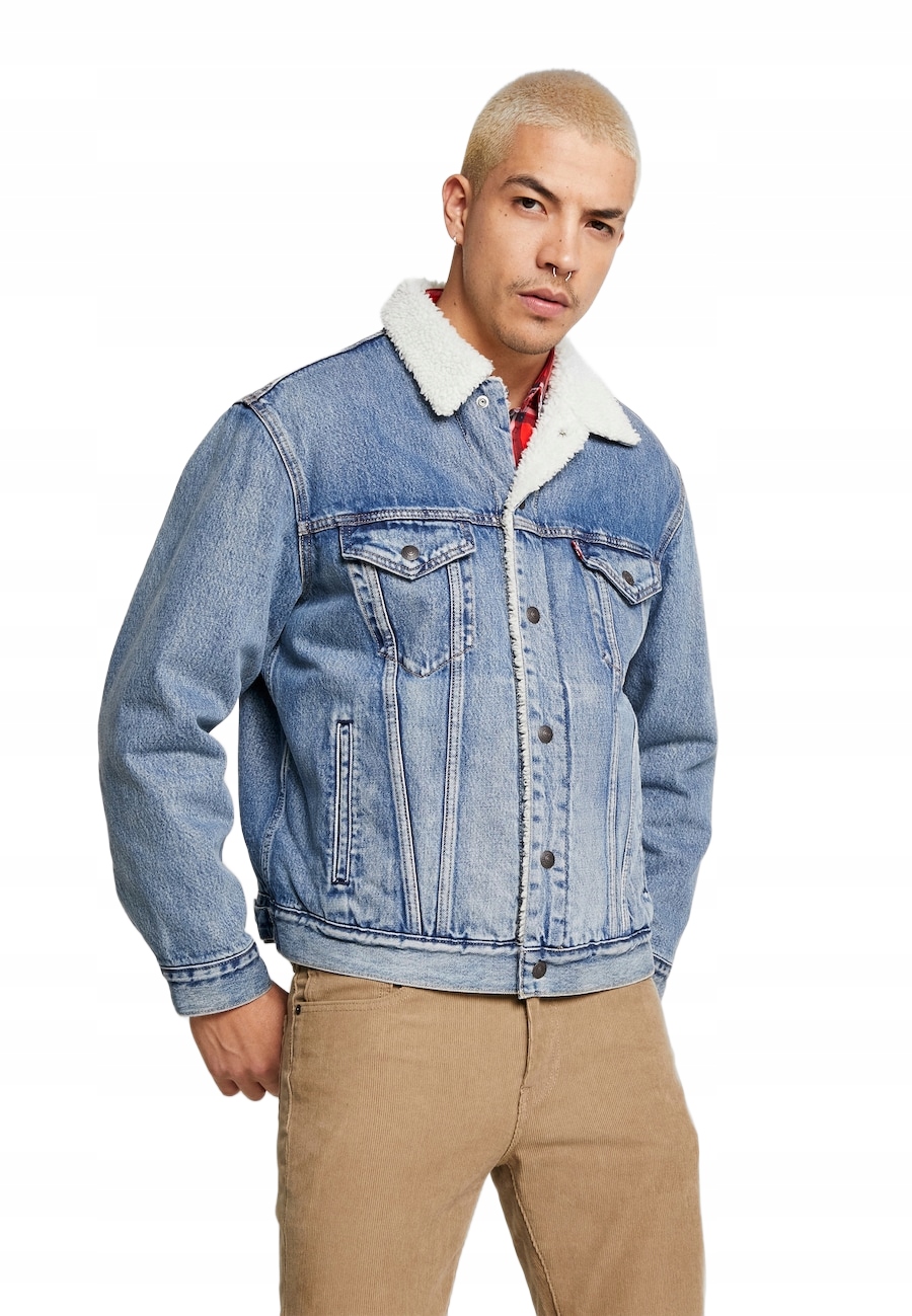 Levis Pánská Džínová Bunda Modrá Klasika 2XL/3XL Jge