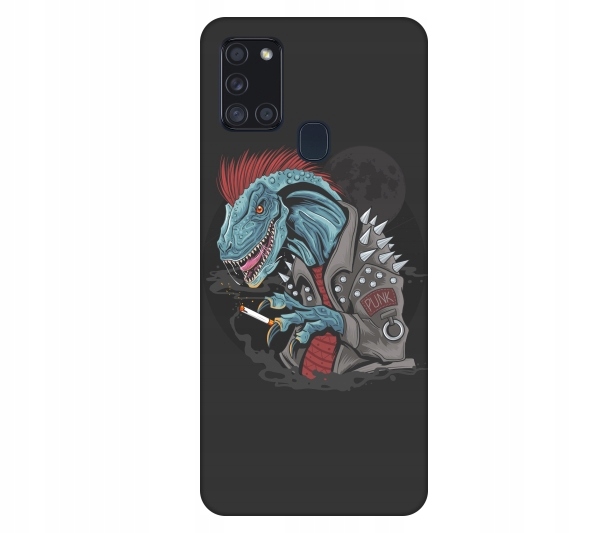 

Etui na telefon Samsung Galaxy A21s Punk dinozaur