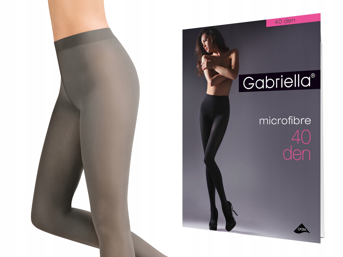 

Rajstopy Gabriella Microfibre 40 den Smoky 2