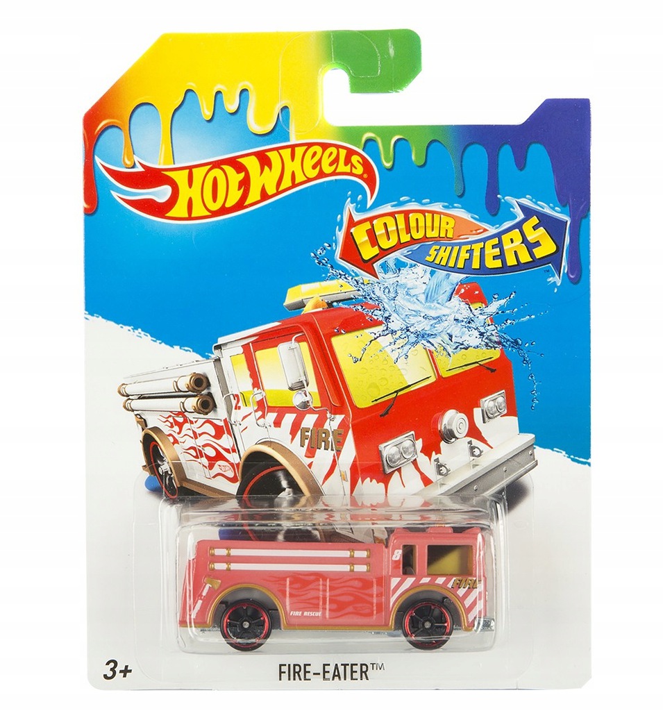 

Hot Wheels Autko Zmieniające Kolor Fire-eater