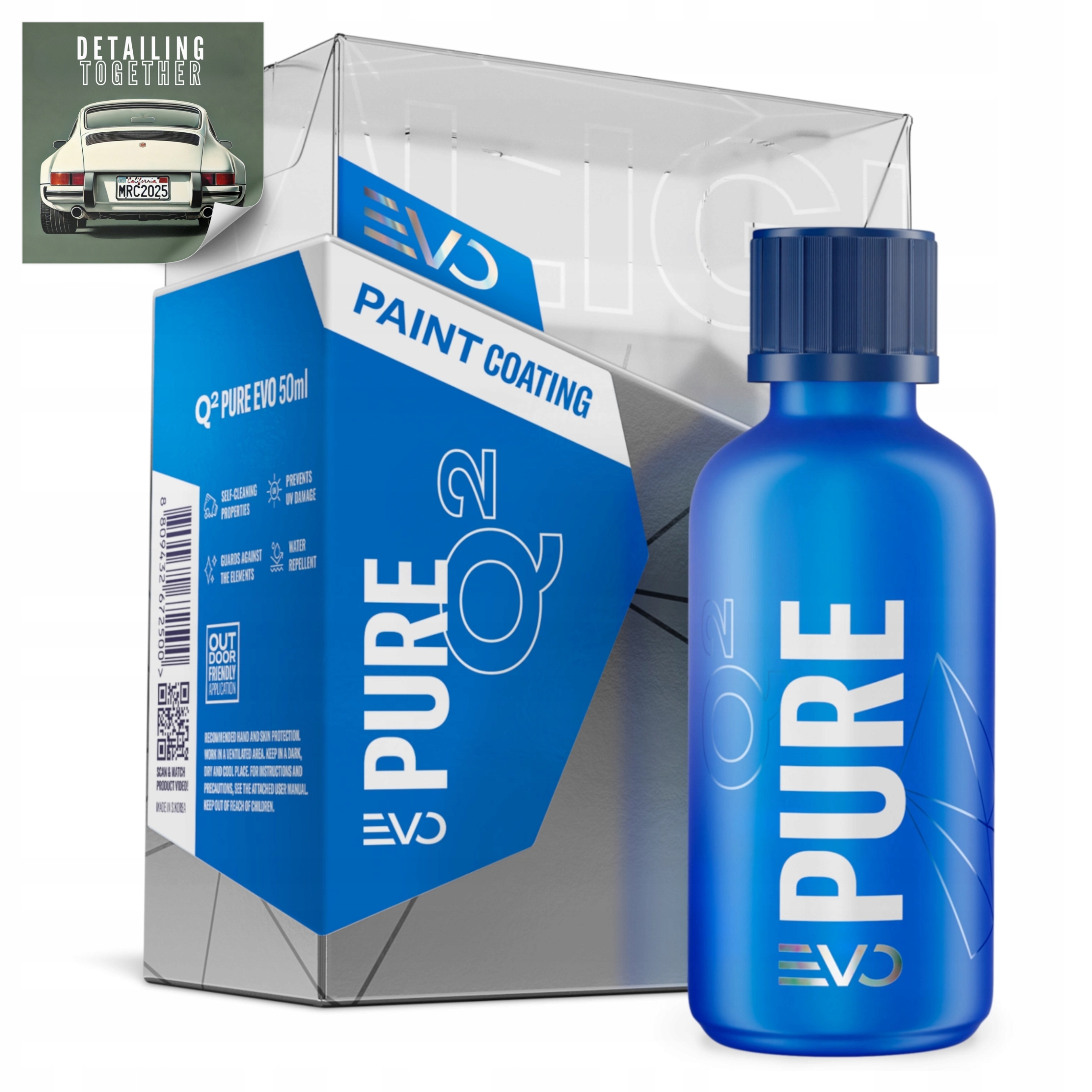 Gyeon Q2 Pure Evo Light Box Keramická povrchová úprava na lakovanie automobilov 50 ml