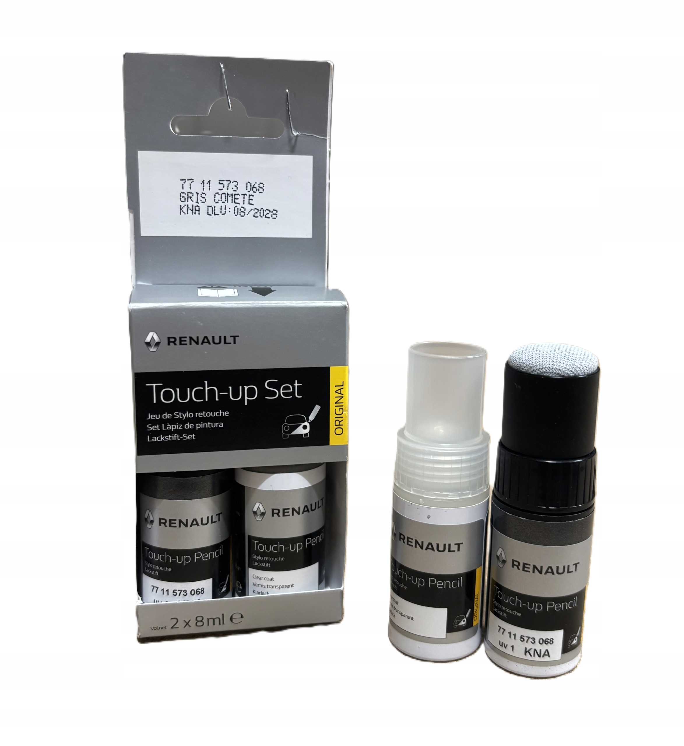 Lakier Zaprawka Kna Gris Comete Oe Renault 2x8ml