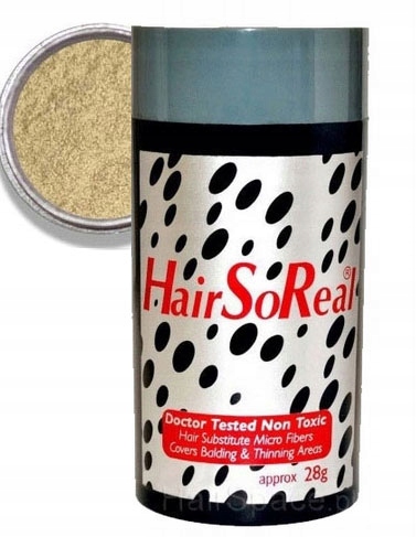 Hair So Real 28 g Hsr Zahušťování vlasů Vlákna Usa HairSoReal Světlý Blond