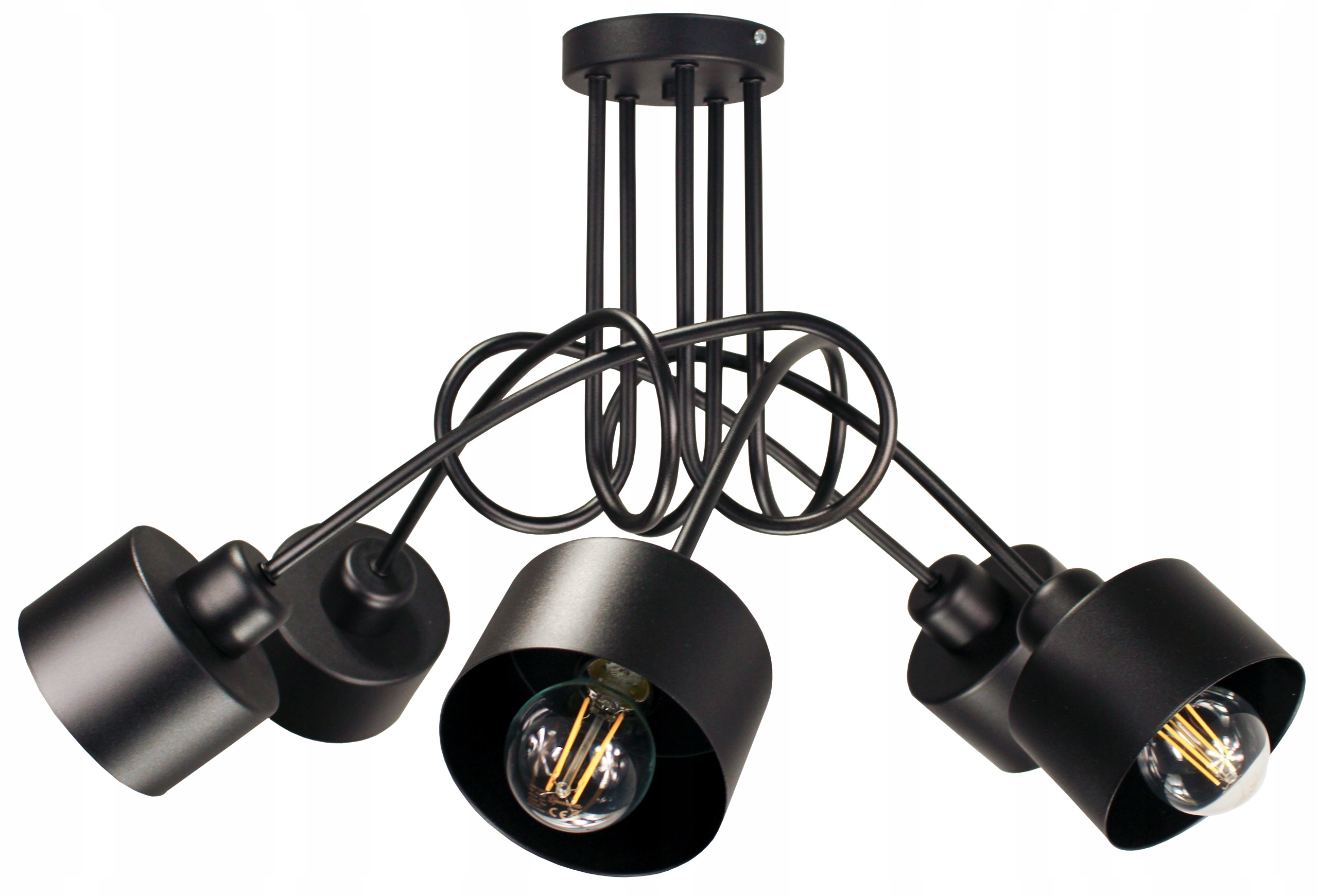 Żyrandol Lampa Sufitowa Wisząca Edison Loft Sufitowe Żyrandole Do Salonu