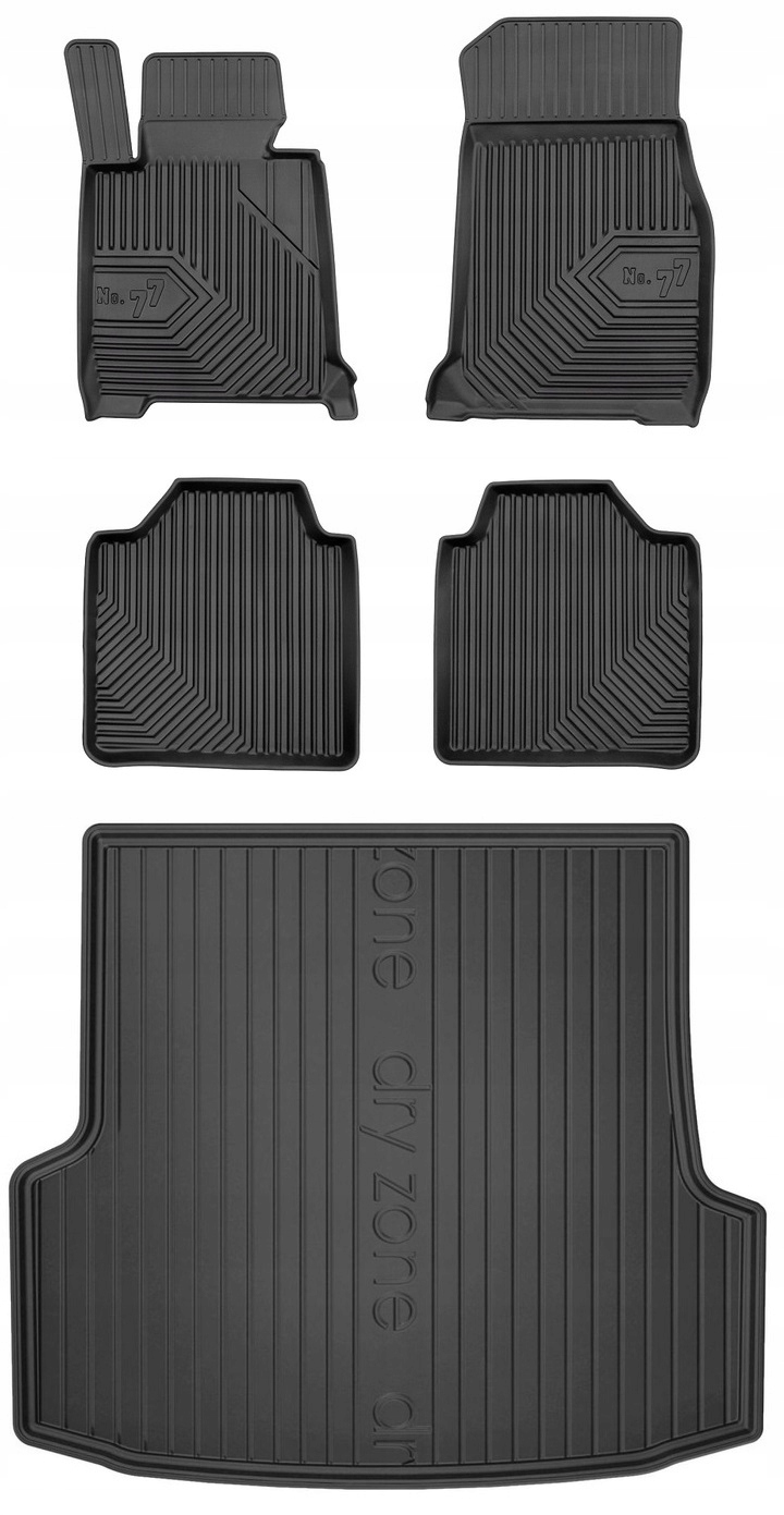 Set 77 Gumové rohože a rohože Bmw řady 3 Bmw F34 Gran Turismo od roku 2013