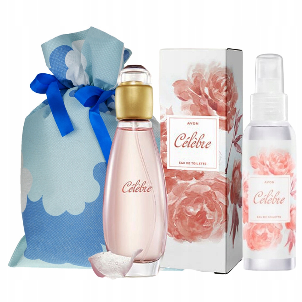 AVON CELEBRE EDT 50ML+MGIEŁKA DO CIAŁA 100M ZESTAW