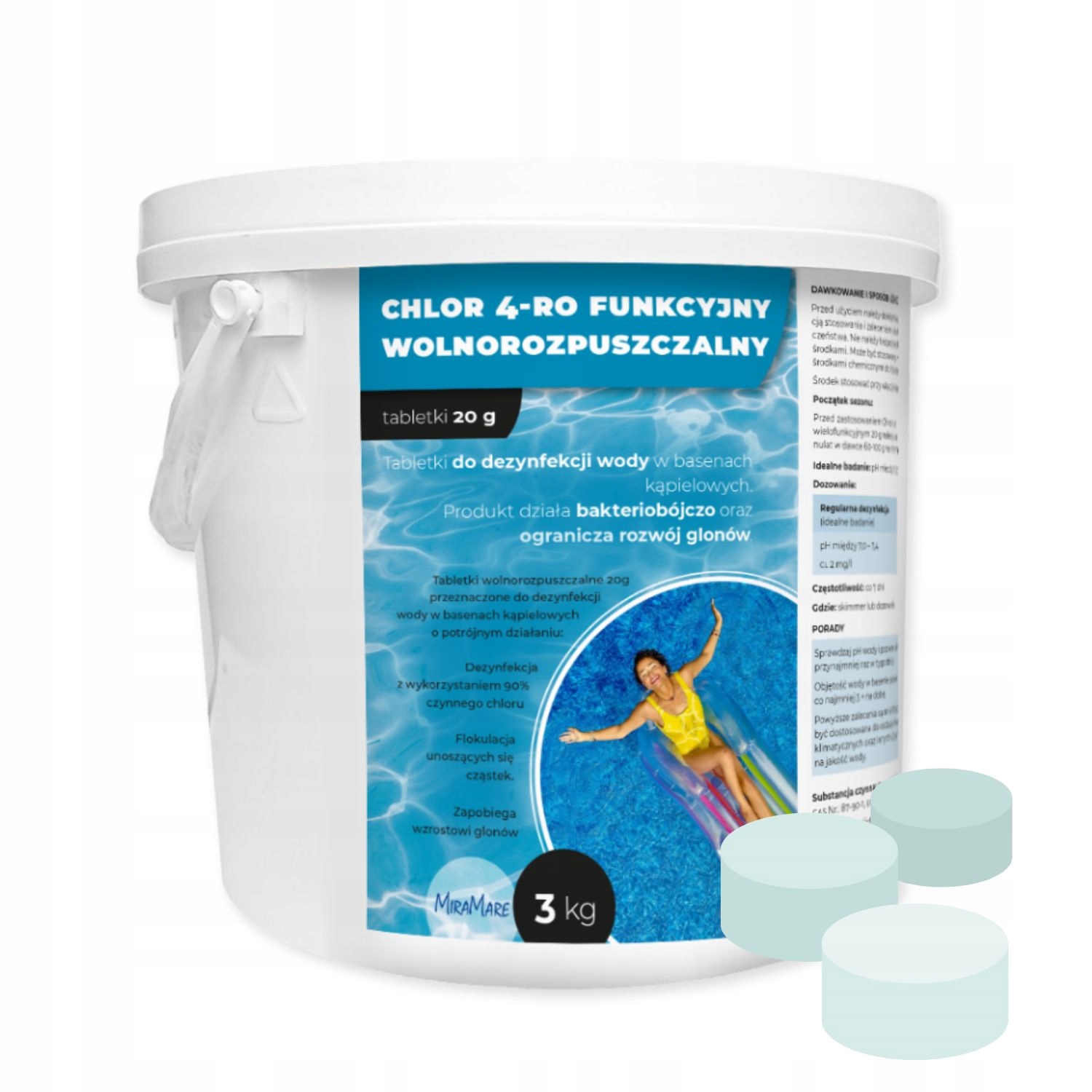 Chlor Wielofunkcyjny Długie Działanie Do Basenu