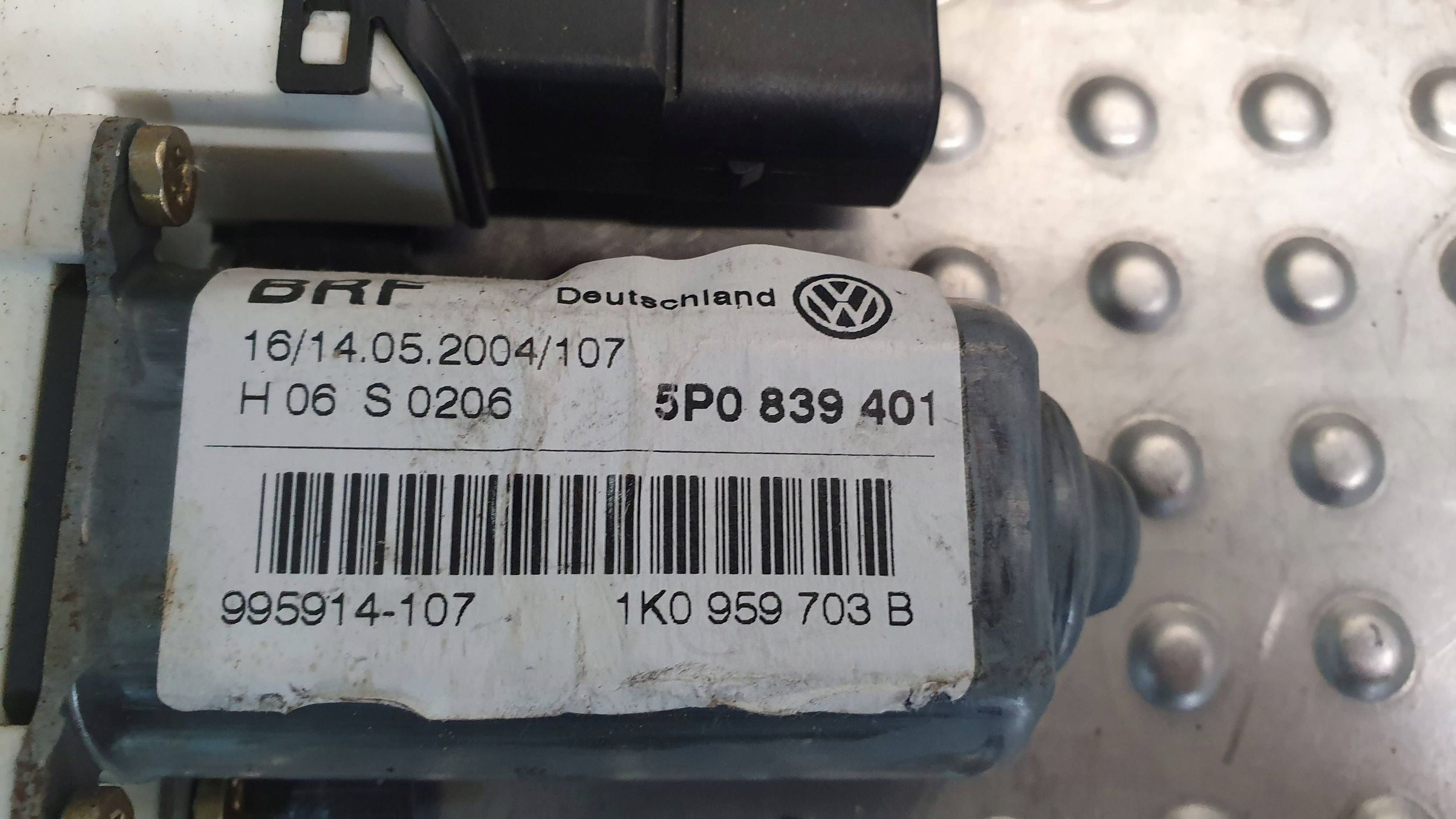 mini motor windows left rear part SEAT ALTEA TOLEDO III 04- 5P0839401