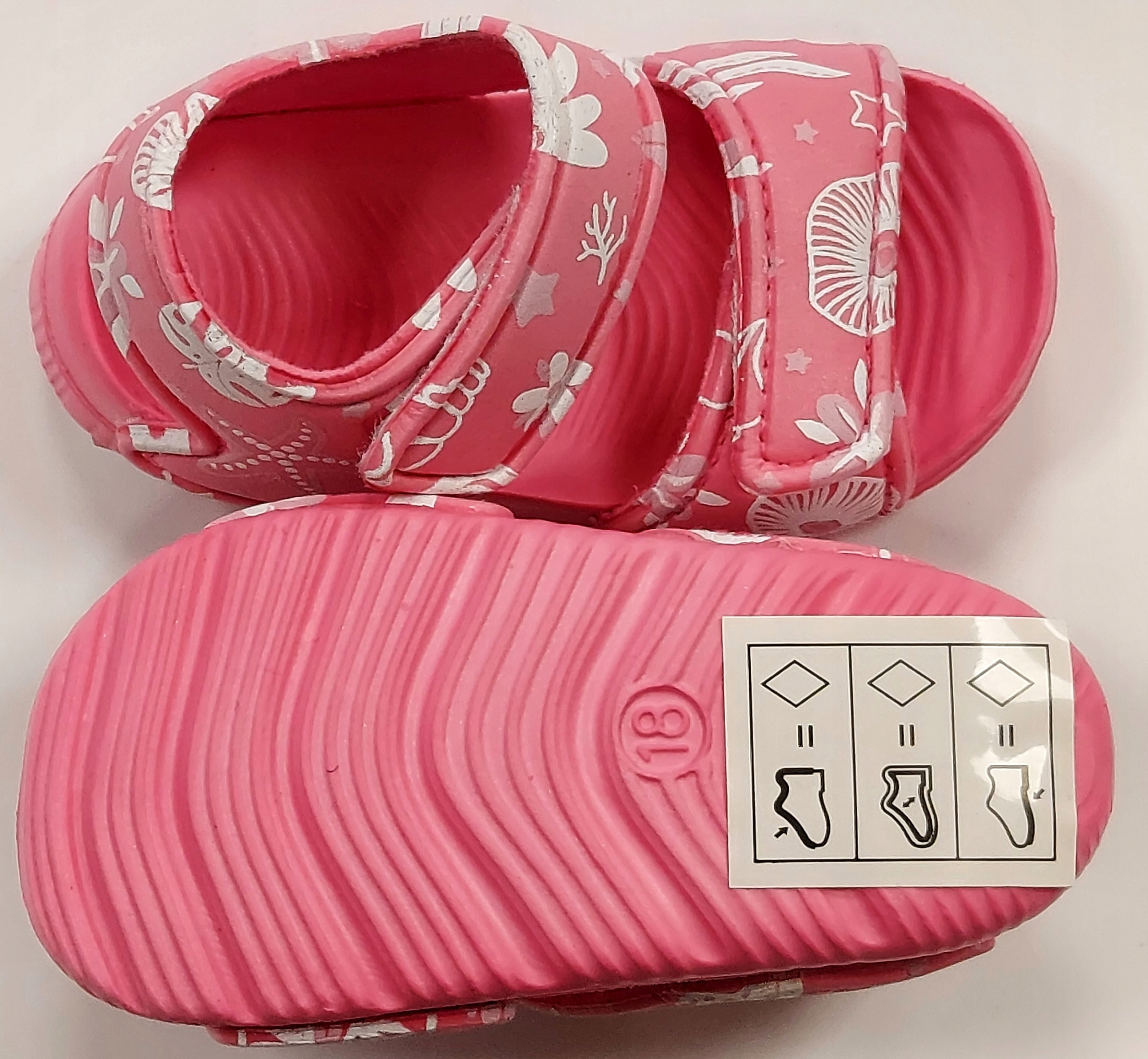 SANDAŁ SANDAŁY PIANKOWY LEKKI PIANKA NA BASEN OGRÓD R 24 W 15,00 CM Materiał pianka