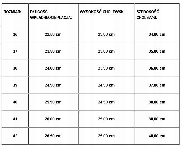 KALOSZE DAMSKIE JESSY 42 PIOMBO ŚNIEGOWCE GUMOWCE Kolekcja K3 JESSY 800
