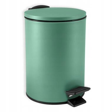 Levně Odpadkový koš Spirella Adelar s pedálem 3 l, matně zelený