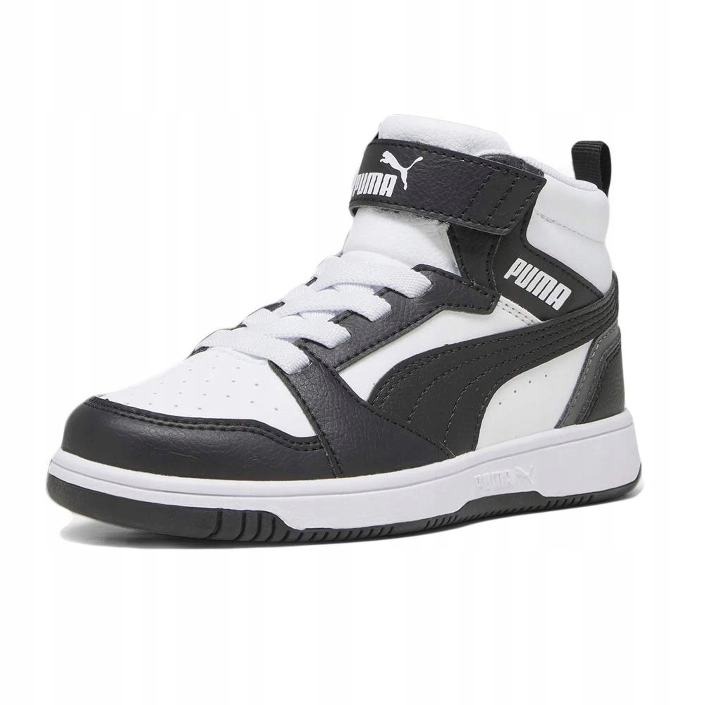 Buty dziecięce sportowe jesienne wysokie Puma Rebound 39383201 czarne 28
