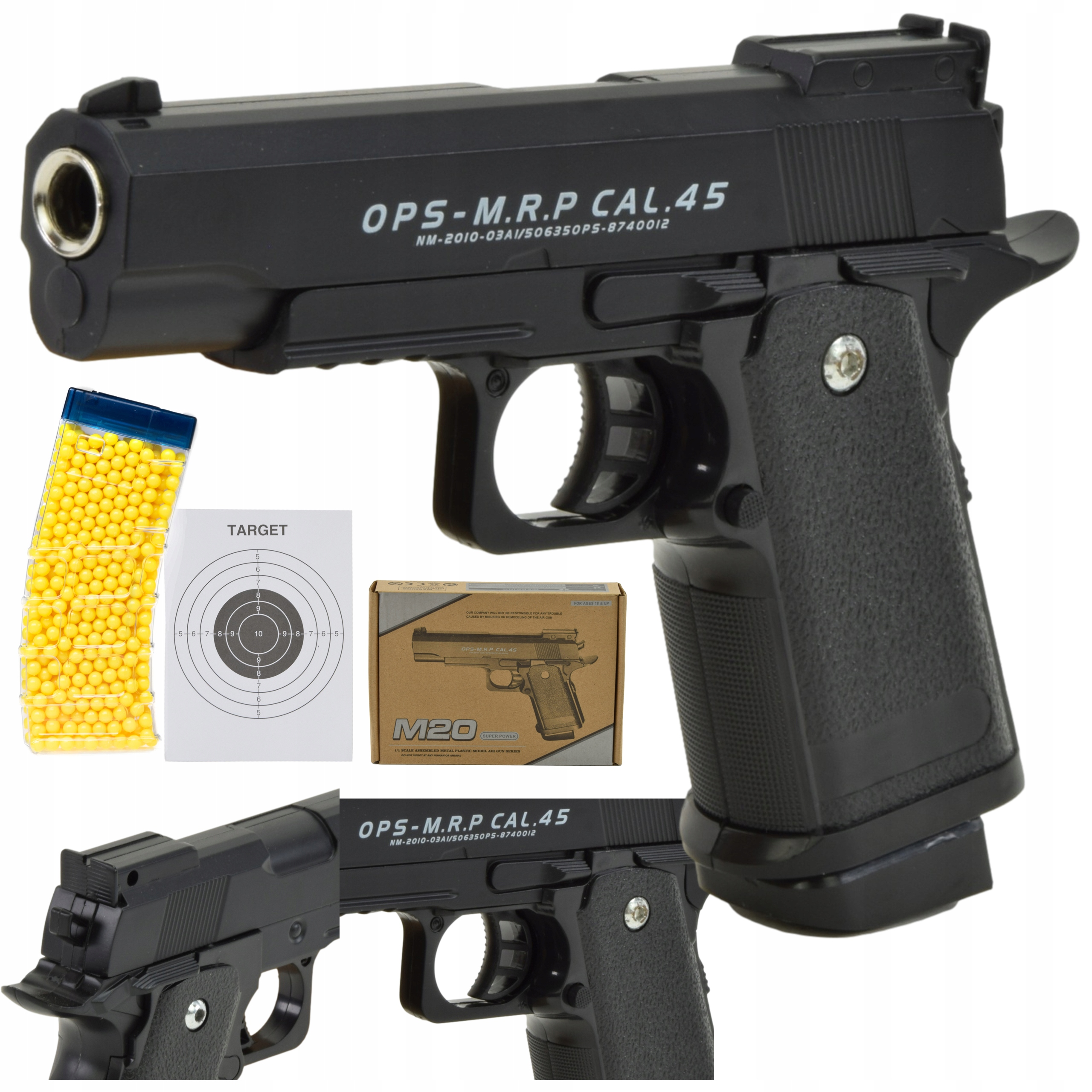 

Pistolet Metalowy Na Kulki 800 Kulek