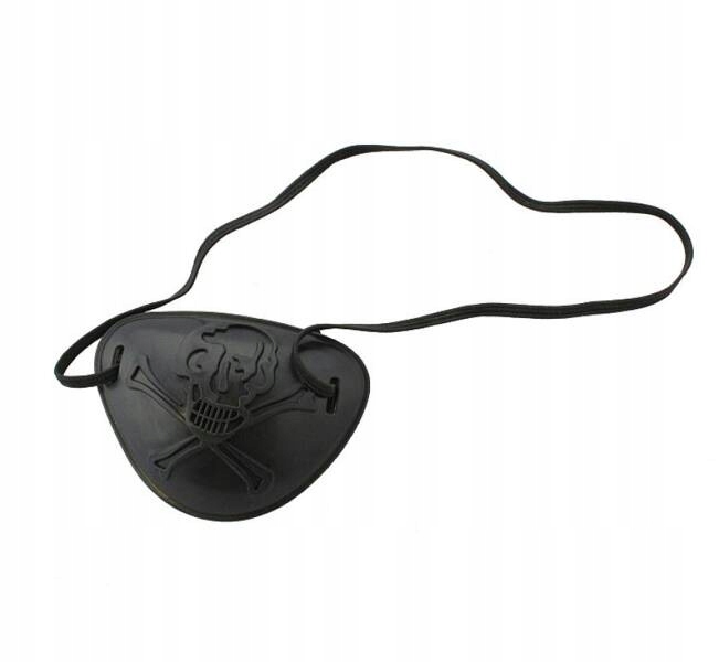 OPASKA NA OKO PIRATA PRZEPASKA CZARNA PIRAT