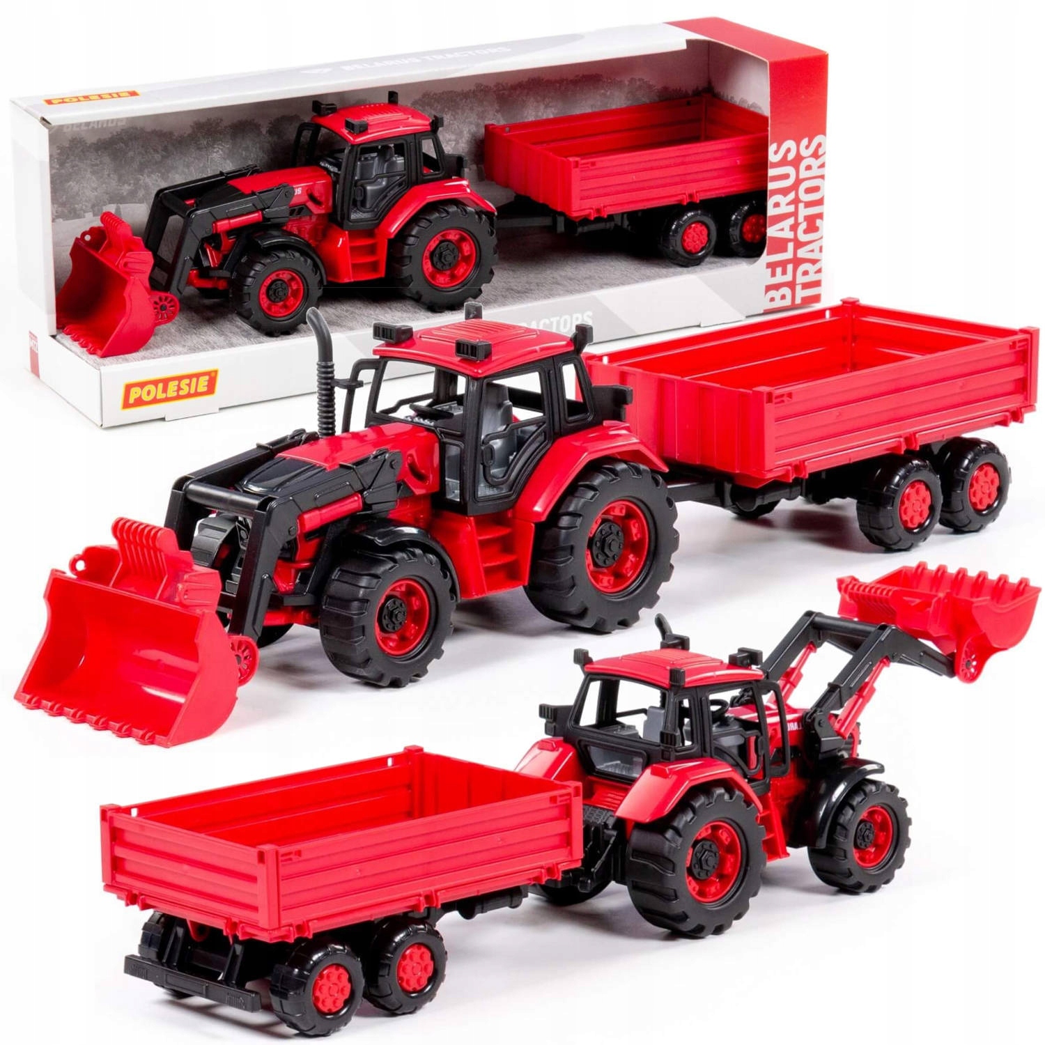 

Traktor Z Przyczepką Ładowarka Belarus Polesie
