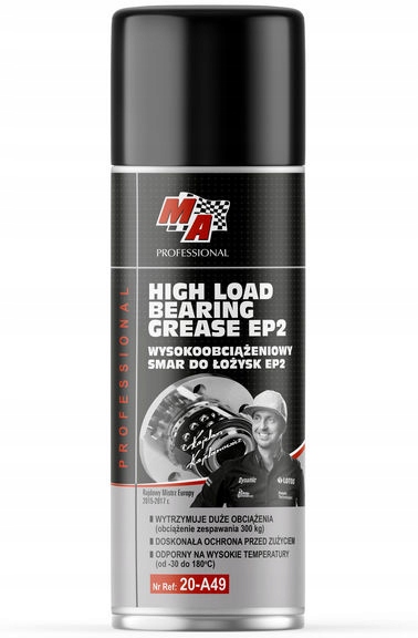 WYSOKOOBCIĄŻENIOWY SMAR DO ŁOŻYSK EP2 20-A49 400ml