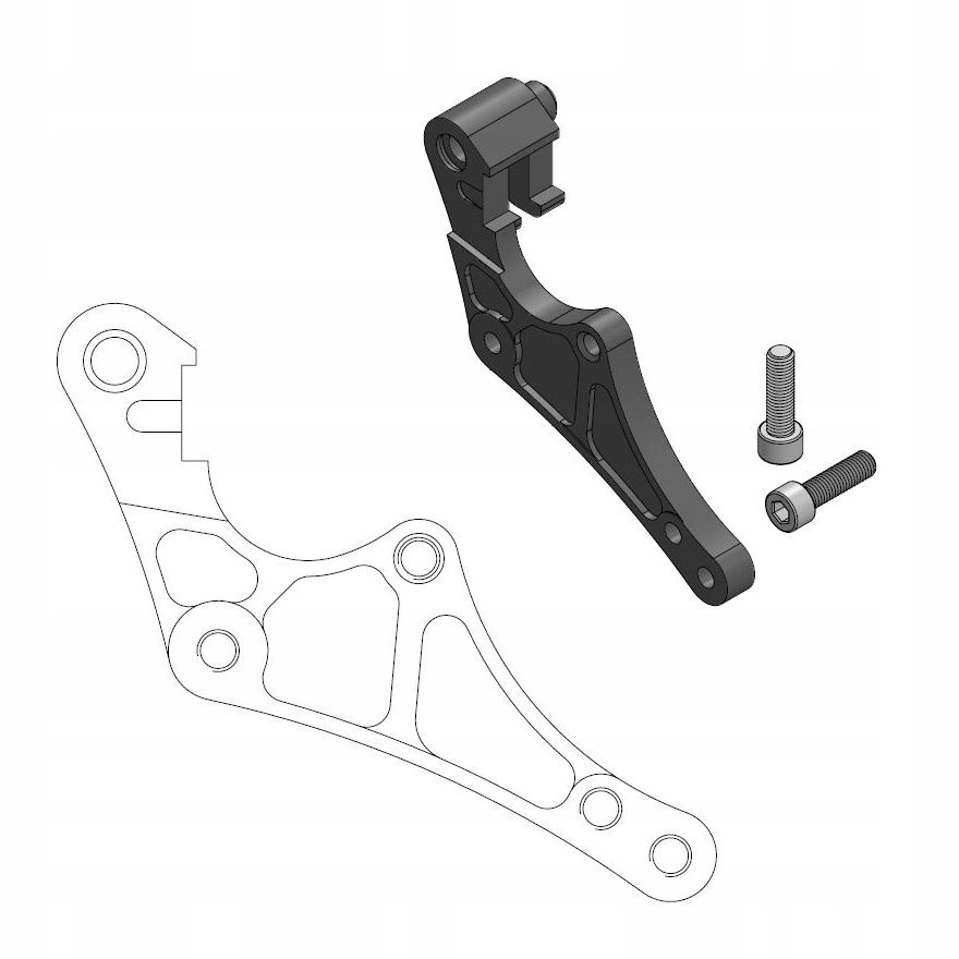 Moto-master Oversize Adaptér 320 MM (supermoto) Pre Svorku Oem Ktm,husabe