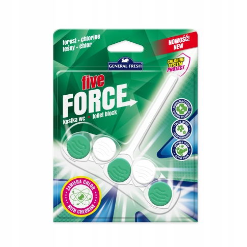 

General Fresh Kostka Zawieszka Wc z chlorem Leśna