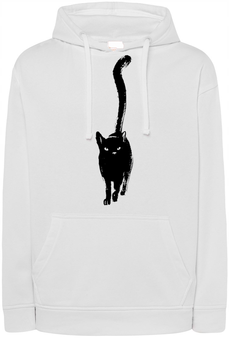 Mikina s pěkným potiskem Kočka vel. S