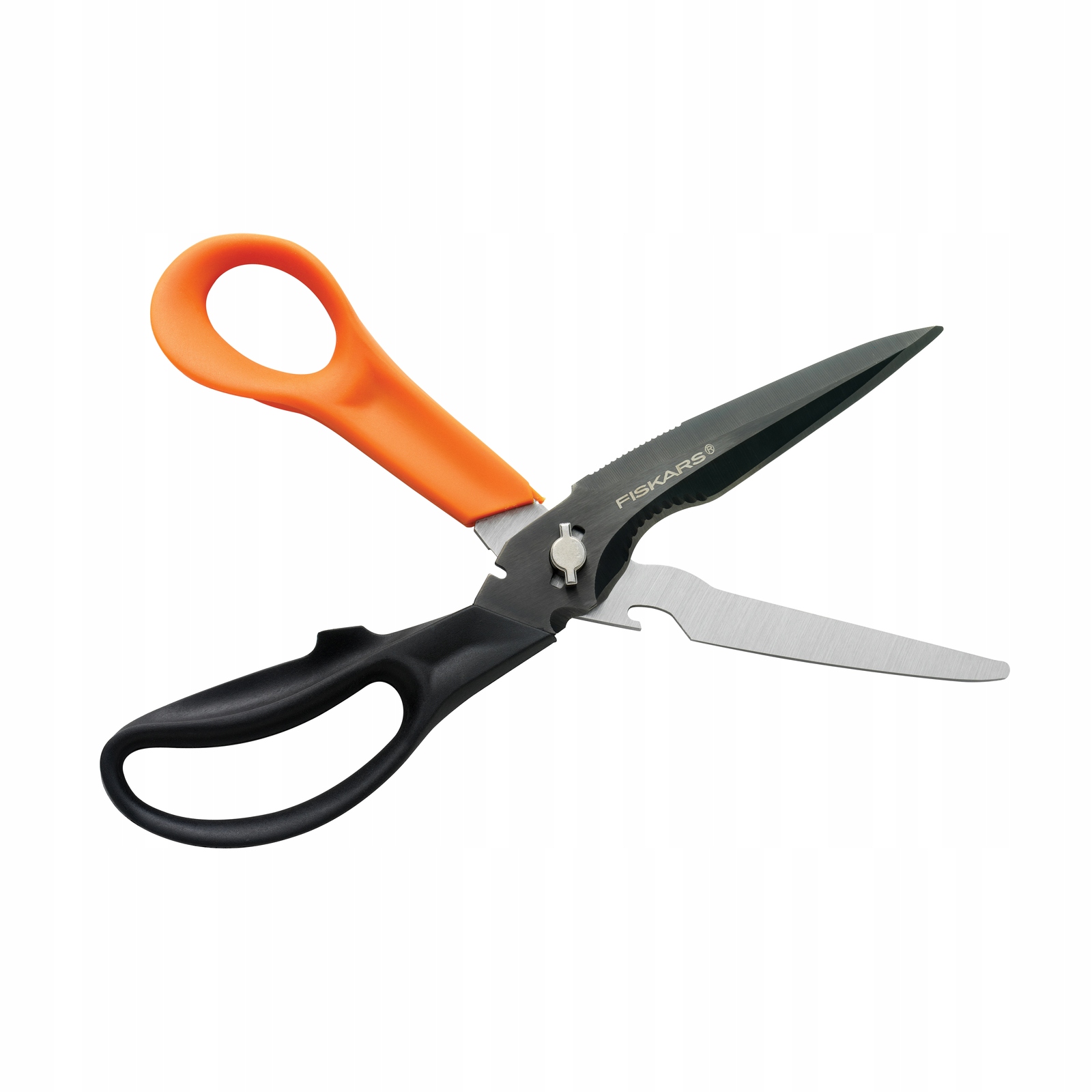Fiskars Cuts More Multifunkční nůžky na drát tapet s brouskem 23 cm