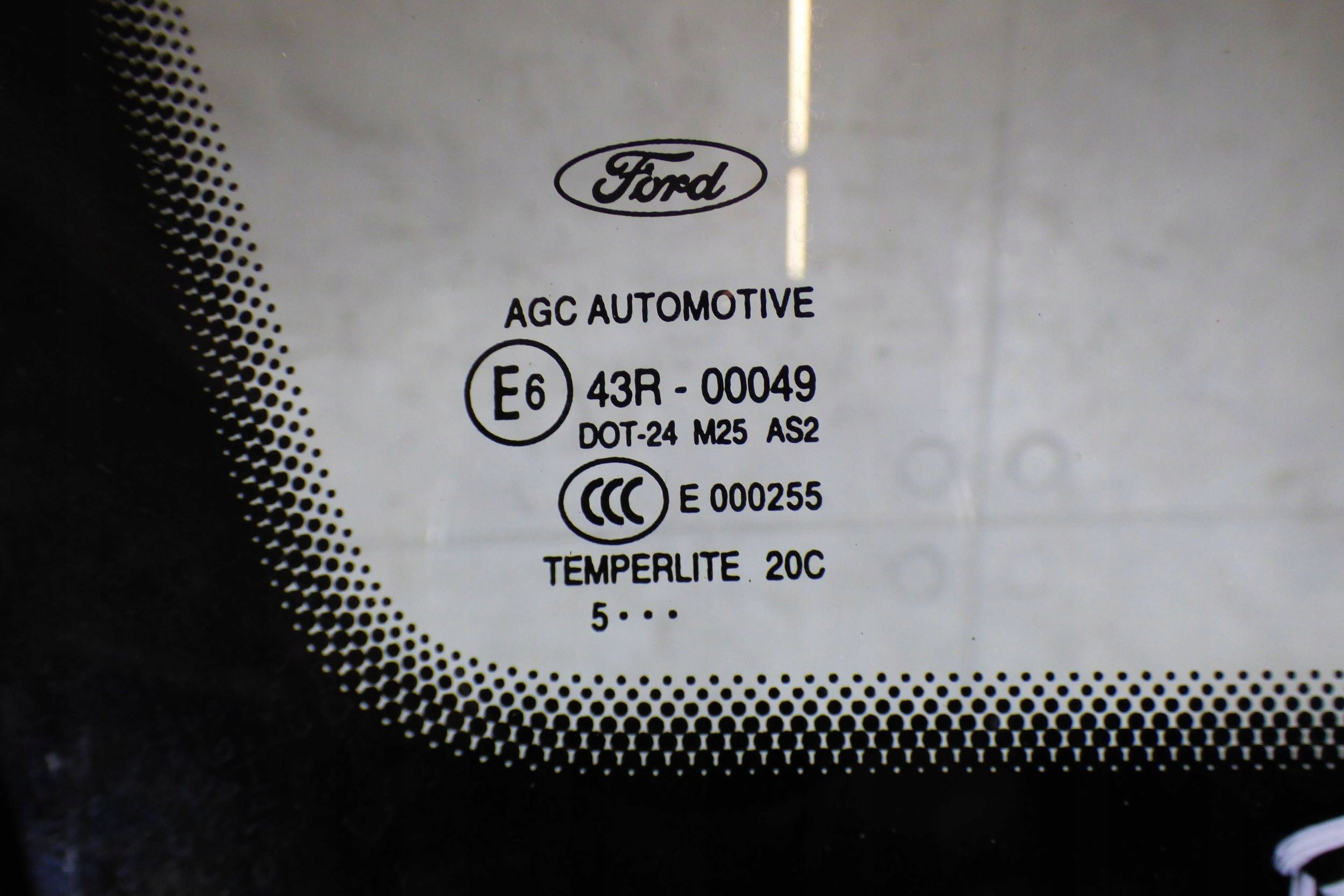 Ford Fiesta MK7 window bodywork right front st.BDB original 2015 ROK