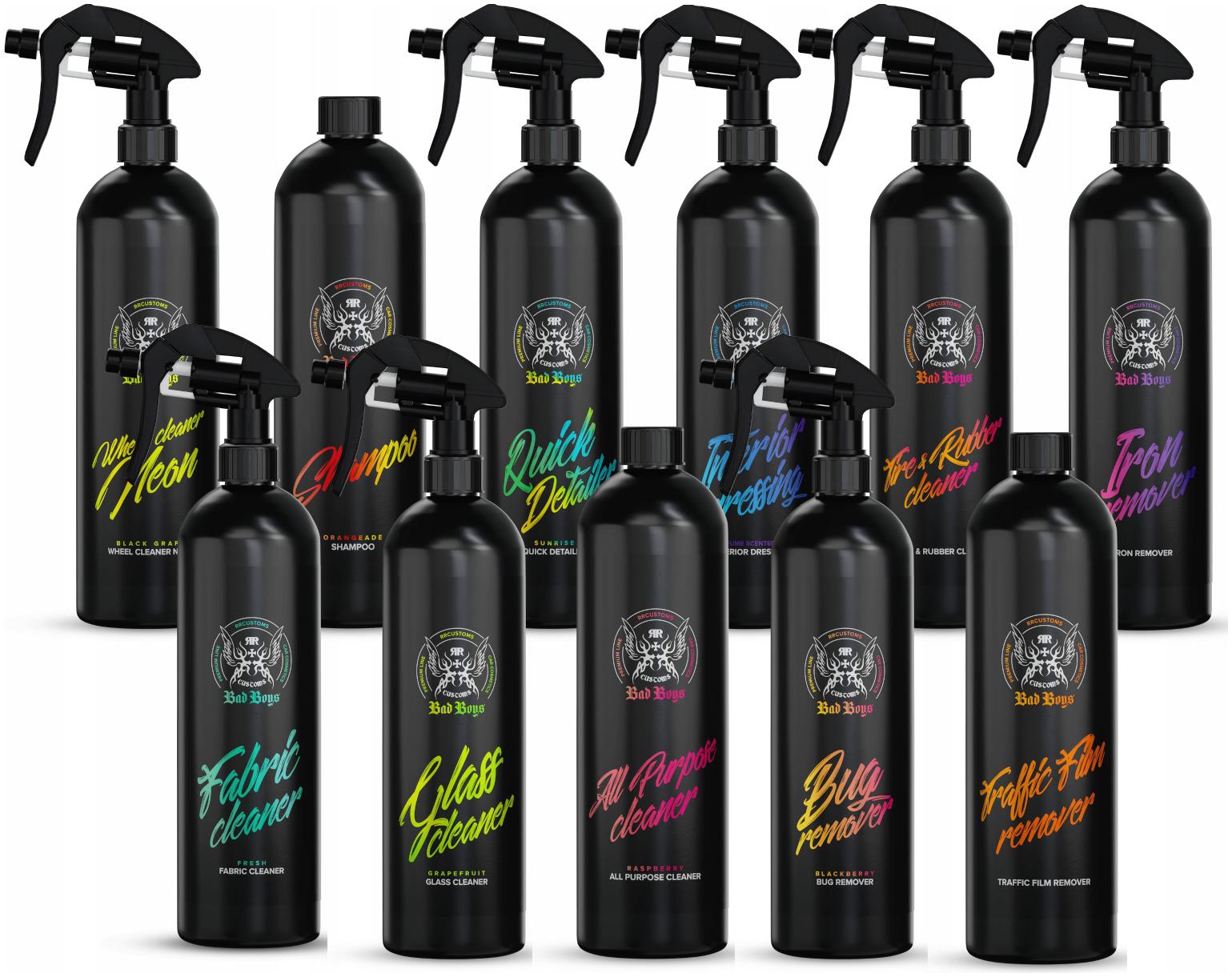 RR Customs RRC Bad Boys Mega Zestaw Kosmetyków Do Auta Detailing Prezent